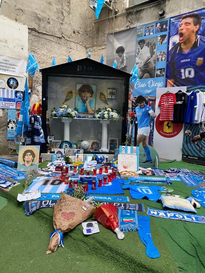 Geman Flat - 1 Min Maradona Mural Неаполь Экстерьер фото
